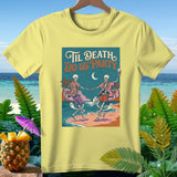 Yellow t-shirt with 