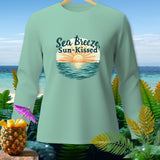 Mint long-sleeve shirt with 